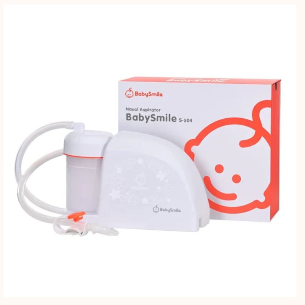 NIB BabySmile Electric Nasal Aspirator S-504 Baby Infant Nose Suction